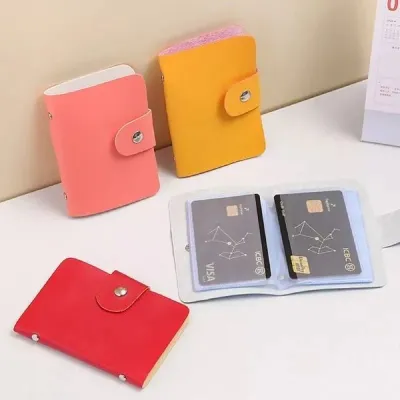 Multi Color 24 Slot Card Holder